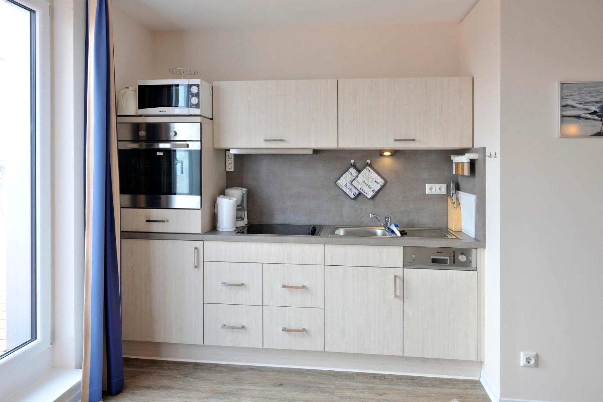 Apartment 37 "Sonnendeck", Blickrichtung Von Der Terrasse Auf Das Offenes Meer, Strand, Innenstadt 埃肯弗德 外观 照片